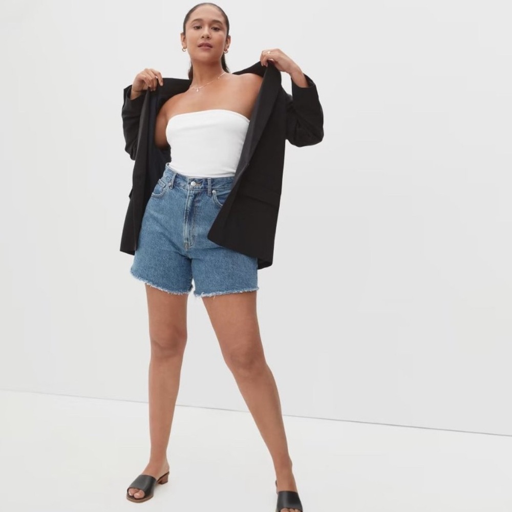 Everlane A-Line Denim Shorts